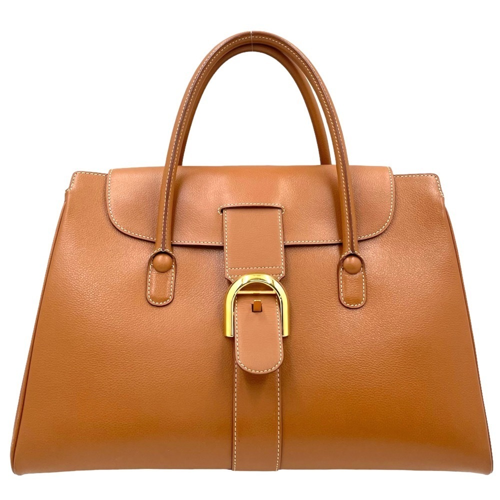 Delvaux Brillon Cabriolet Handbag Brown